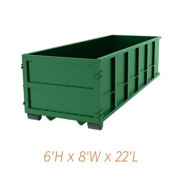 our prices for renting a 30 yard dumpster depend on the location and duration of the rental period